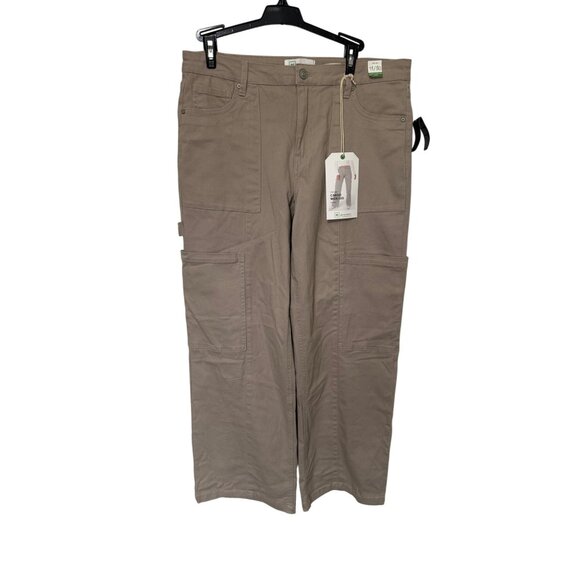 Re Generation NWT Willow Cargo Pants Wide Leg Mid Rise Womans 11/30 - Picture 1 of 6